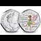 The 2020 Tinker Bell Colour 50p Notecard Obverse and Reverse