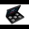 Dracula Silver Black Proof 50P Set Display Box