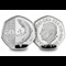 UK New Coinage Silver Set 50P