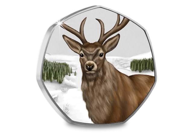 Christmas Creatures Medals Stag Rev
