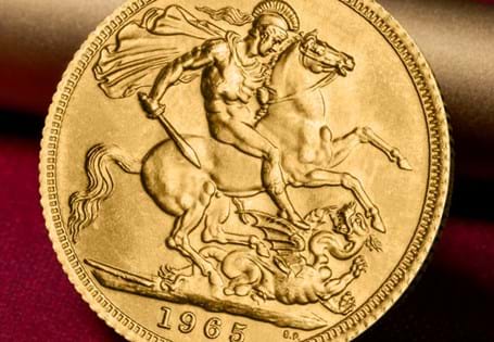This UK 1965 Gold Sovereign is struck in the year Winston Churchill passed away aged 91. Struck from 22 Carat Gold, this coin is presented in its very own presentation case with a certificate  
