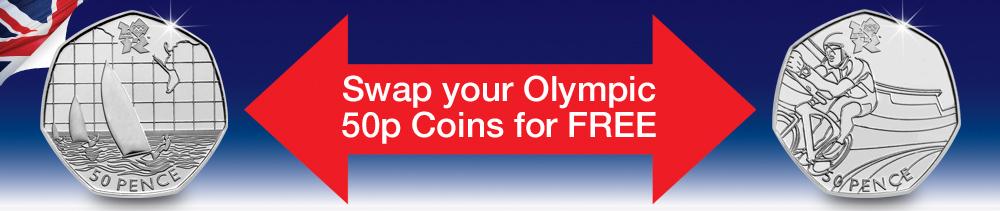 Olympic 50p Coin Swap