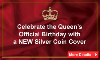 Queen's Official Birthday Silver Coin Cover