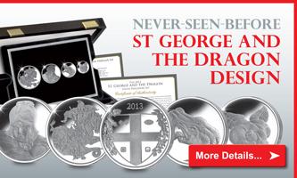 2013 St. George & the Dragon Silver Hallmark Set