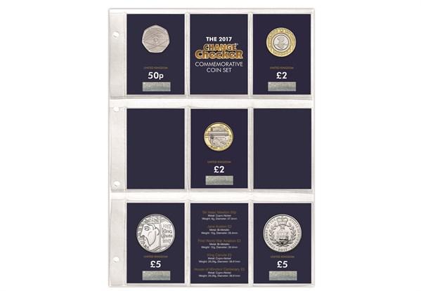 2017 Commemorative Coins in Wallet