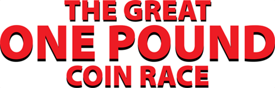 Great One Pound Coin Race Landing Page Header
