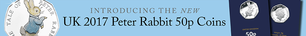 Introducing the 2017 Peter Rabbit 50p Coin Range