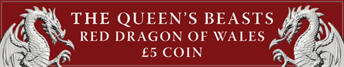 Queen's Beast Red Dragon of Wales Mobile Banner