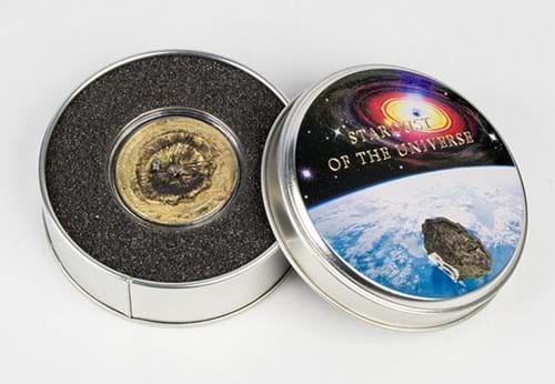 2018 Chergach Meteorite Coin Open Case