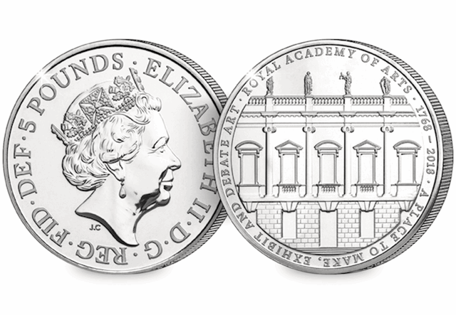 250th-Anniversary-of-the-Royal-Academy-of-Arts-BU-5-Pound-Coin-Obverse-Reverse