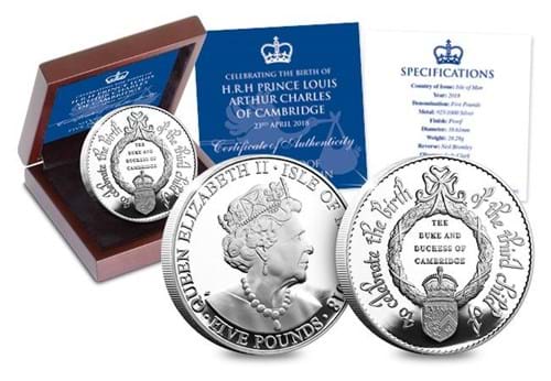 Dn Prince Louis Birth Iom Silver Proof 5 Product Images6