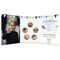 Prince George Fifth Birthday Guernsey Gold Plated Five Coin Set inside