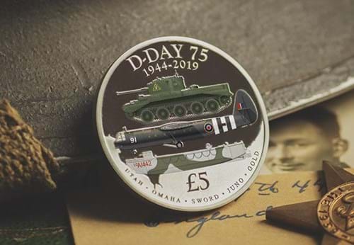 D Day 75Th Silver Proof Five Pound Coin Lifestyle 2