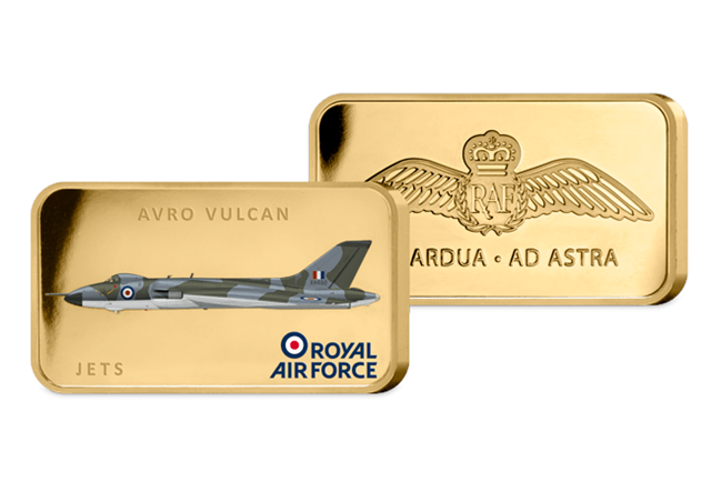 Avro Vulcan Gold-Plated Ingot both sides.png