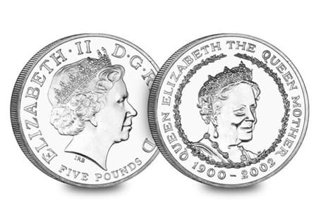 Issued in 2002 to celebrate the life of the Queen Mother. Features a portrait of the Queen Mother encircled by a wreath with dates 1900 - 2002