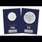 2022 Platinum Jubilee BU 50p & £5 Pair Both Reverses in Change Checker Card