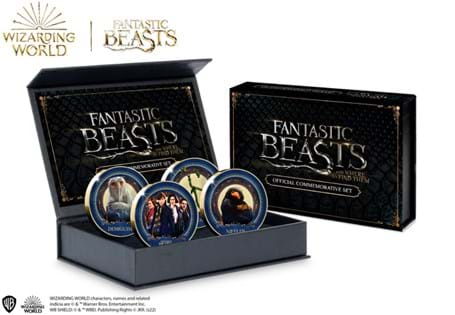 This set features characters and beasts from Fantastic Beasts and Where to Find Them; Bowtruckle, Demiguise, Niffler, Newt Scamander, Jacob Kowalski, Tina Goldstein, and Queenie Goldstein.