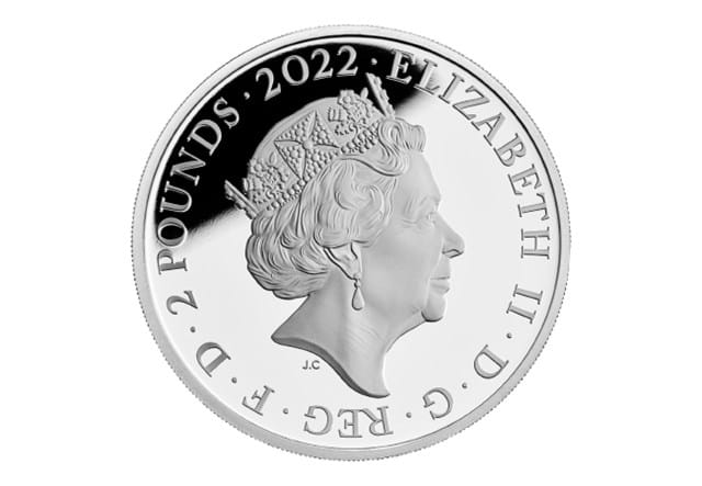 UK 2022 City Views London 1oz Silver Proof Coin Obverse