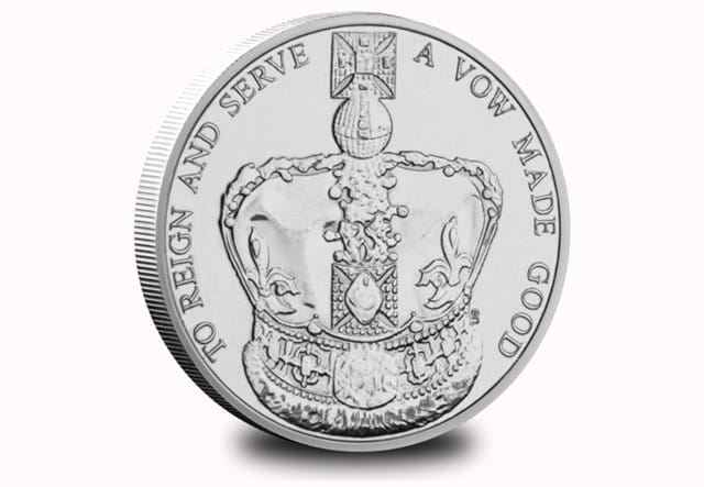 2013 Coronation 60Th Anniversary £5 Reverse