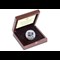 IOM Christmas Silver Proof Sovereign Wooden Box