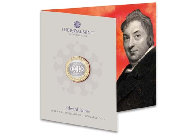 The Edward Jenner £2 Coin Range BU Packaging