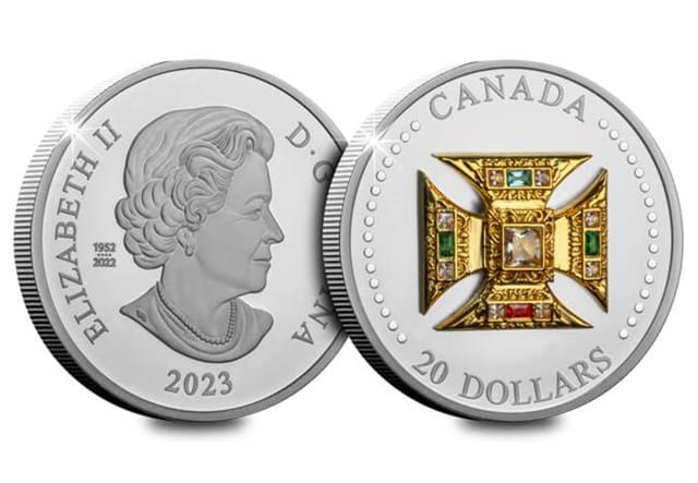 Canada 2023 St Edward's Silver Crown Obverse Reverse