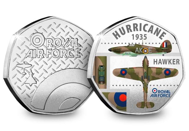 PB RAF WW2 Heptagonal Medal Hurricane
