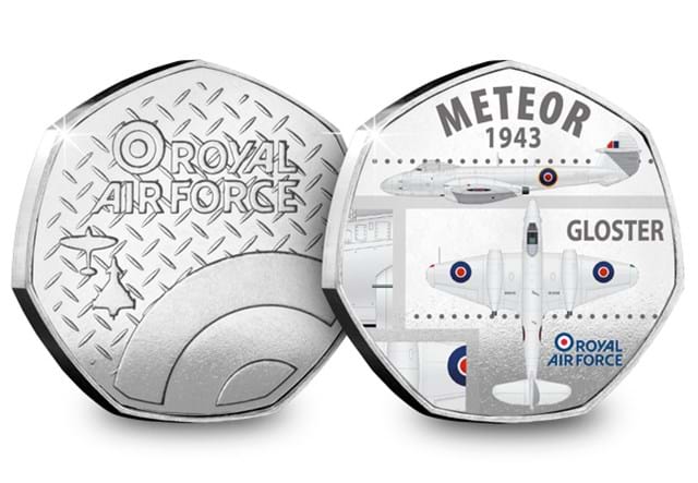 PB RAF WW2 Heptagonal Medal Meteor