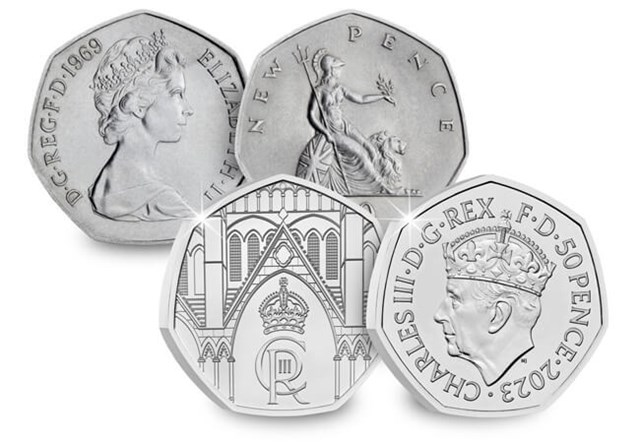 Change Checker New Monarch 50P Pair Product Images Pair Obverse Reverse