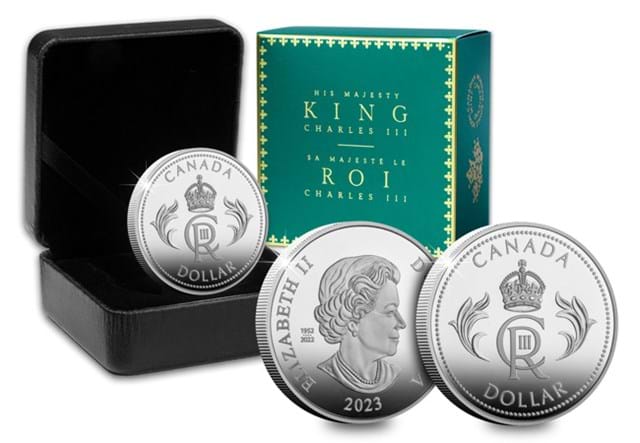 Canada 2023 KCIII Royal Cypher Silver Dollar Whole Product Image