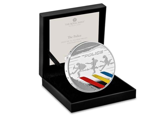 The Police 1Oz Silver Coin In Display Box