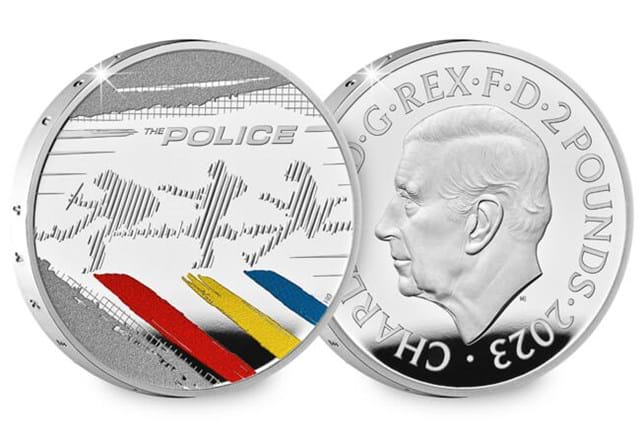 The Police 1Oz Silver Coin Obverse Reverse