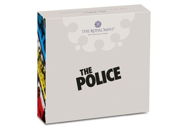 The Police 1Oz Silver Coin Packaging