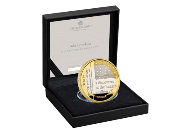 Ada Lovelace £2 Silver In Display Box