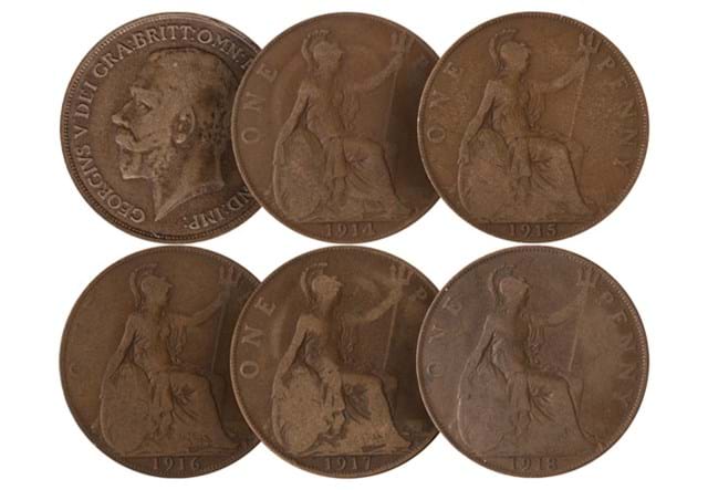 Coins Of WW1 Set