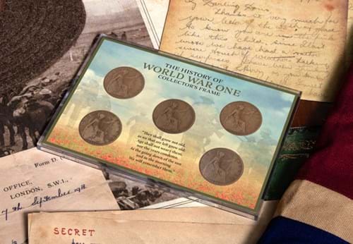 Coins Of WW1 In Lens Frame Lifestyle 1