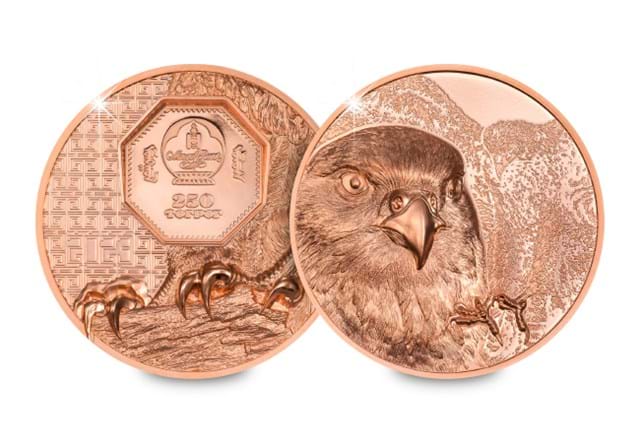 Copper Falcon Coin Images (DY) 1