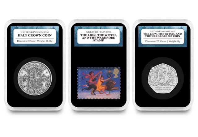 Narnia Set Coins And Stamp In Everslab