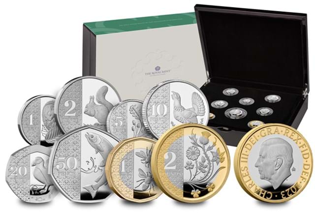 UK New Coinage Silver Set Whole Product