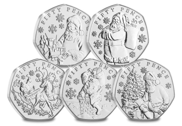 The Father Christmas BU 50P Collection All Rev