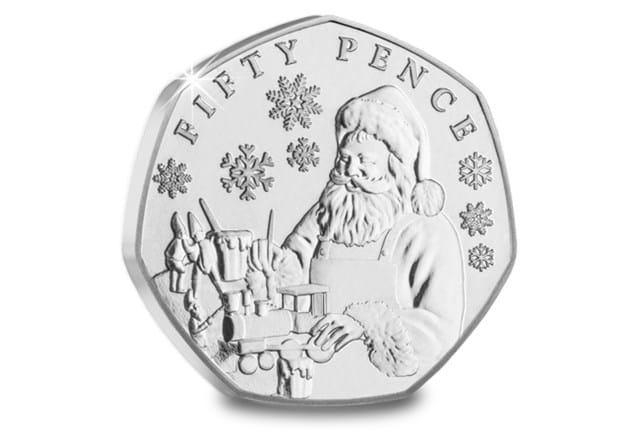 The Father Christmas BU 50P Collection Coin1