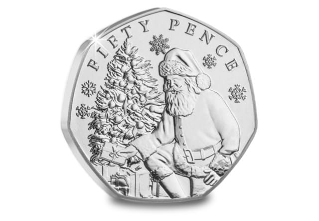 The Father Christmas BU 50P Collection Coin5