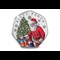 The Father Christmas BU Colour 50P Set Coin5