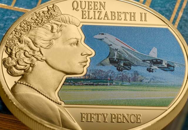 QEII Concorde Gold Plated Coin Lifestyle 05