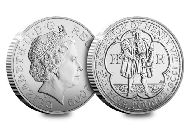 2009 Henry VIII Cuni £5 Obv Rev (1)