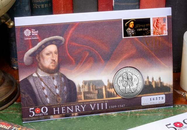 Henry VIII Commemrative Coin Cover Lifestyle 01