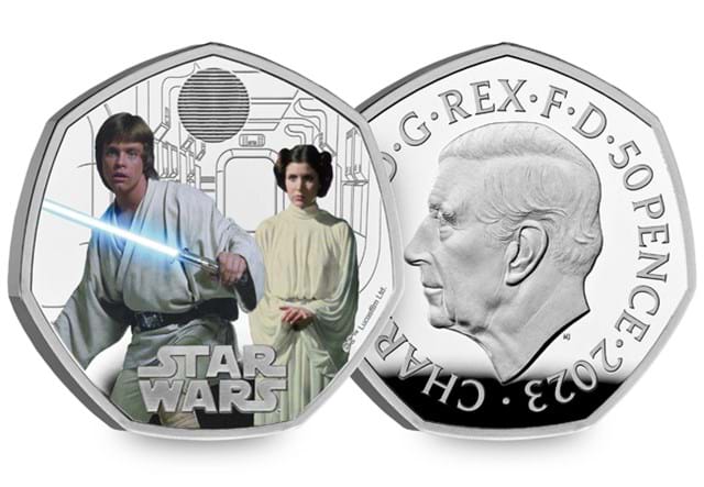 Star Wars Luke And Leia Silver Obverse Reverse