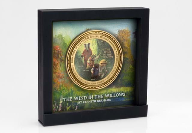 The Wind In The Willows 100Mm Medal In Box