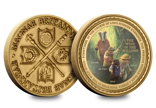 The Wind In The Willows 100Mm Medal Obv Rev