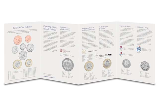 2024 Annual Coins BU Pack Inside